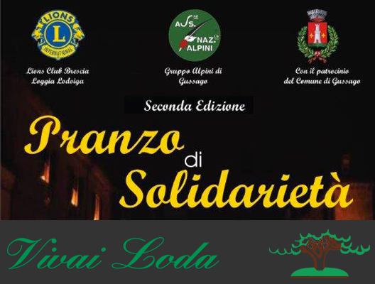 Pranzo di solidarietà